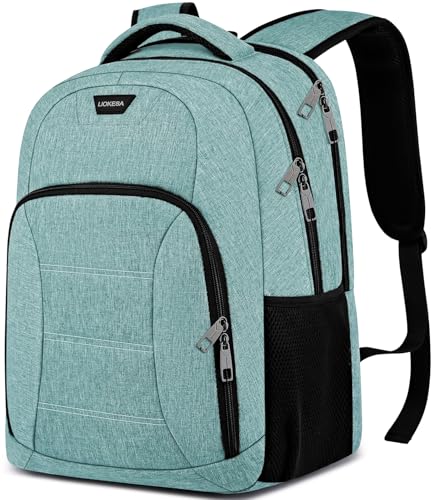 Laptop Backpack for Men Women, School Backpacks for Teen Boys Girls, 15.6 Inch Water Resistant College Bookbag Daypack, Computer Bag Gift for Men & Women, Teal - color: Teal, size: 15.6 Inch