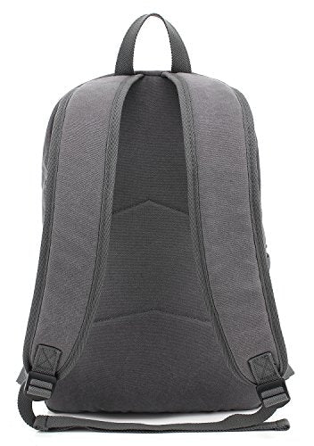 kayond Casual Style Lightweight canvas Laptop Bag/Durable Travel backpacks/Rucksack for Men&Women/Fashion Backpack Fits 15 inch Notebook (Gray) - color: Gray