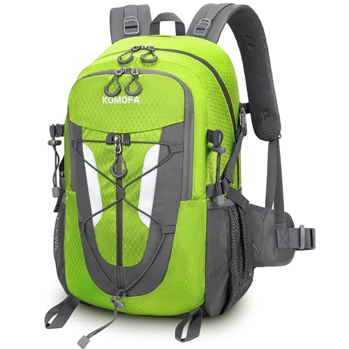 Hiking Backpack 30L Lightweight Travel Daypack Small Day Pack for Men Women Outdoor Camping Backpacking, Green - color: Green