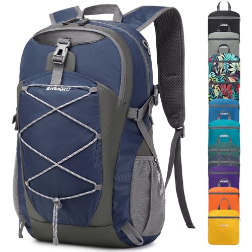 40L Hiking Backpack Lightweight Daypack Waterproof Travel Camping Backpack for Men Women Sport Packable - color: A5-royal Blue
