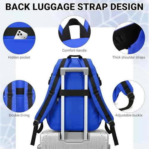 Kids Backpack for Boys - Cool Boys Backpacks with Waist pack for Kids Teens Elementary Middle School, 18″ Large Capacity Students Bookbag, Perfect for Travel and School - color: Blue-backpack-only
