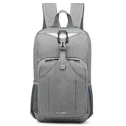 G4Free Mini 10L Hiking Daypack Small Hiking Backpack Cycling Compact Shoulder Backpack Outdoor for Men Women(Light Grey) - color: Lightgrey
