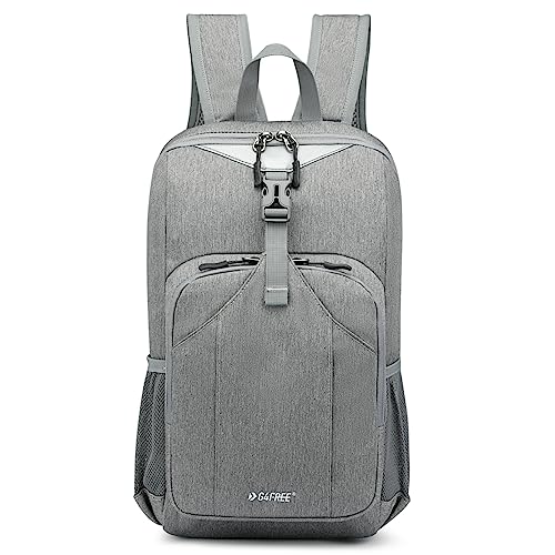 G4Free Mini 10L Hiking Daypack Small Hiking Backpack Cycling Compact Shoulder Backpack Outdoor for Men Women(Light Grey) - color: Lightgrey