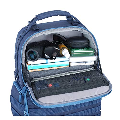VANGUARD VEO Range T45M Backpack for DSLR/Mirrorless Camera, Tactical Style - Navy - style: Veo Range T45m Nv