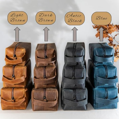 Graduation Gifts, Personalized Leather Toiletry Bag for Men, High School College Masters Degree Gift for Him, Groomsmen, Husband, Dad, Boyfriend, Birthday, Anniversary, Wedding, Father Day Gifts - color: Graduation Gifts