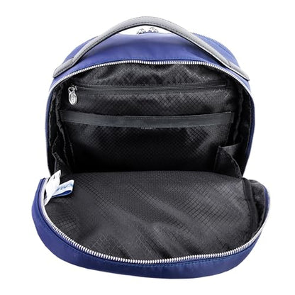 McKlein Parker, 15" Backpack Laptop Briefcase, Laptop & Tablet, Travel Business Backpack & Cross-Body, Dual Compartment Laptop/Computer & Tablet Backpack Bag Case - color: Navy