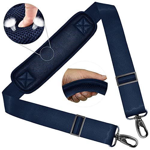 ZINZ Shoulder Strap 58" with Thick Fixed Pad - color: Blue