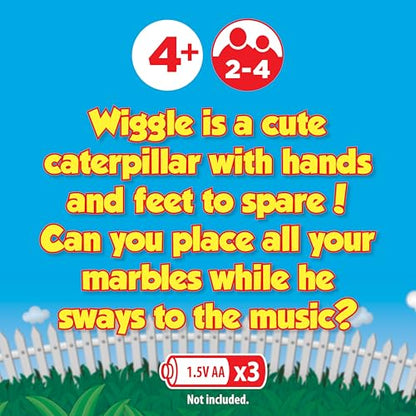 Giggle Wiggle Board Games for Kids, Family Game Night, Hand-Eye Coordination, Preschool Games, The Wiggle Race to Get Your Marbles to The Top Game, Ages 4+, Batteries Not Included - style: Giggle Wiggle