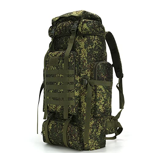 Hiking Backpack for Men 70L/100L Camping Backpack Military Rucksack Molle 3 Days Assault Pack for Climbing | Camping Backpack - color: 70l-greenmix