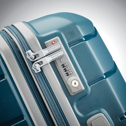 Samsonite Freeform Hardside Expandable with Double Spinner Wheels, Checked-Large 28-Inch, Dark Teal - color: Dark Teal, size: Checked-Large Spinner