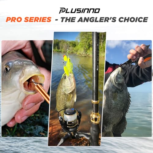PLUSINNO Fishing Backpack with Fishing Rod and Reel Combos Tackle Boxes, Waterproof Tackle Backpack for Gear with Rod Holder, Fish Gifts for Men with Tool Kit... - color: Khaki Camo Backpack With Rod and Reel Combo
