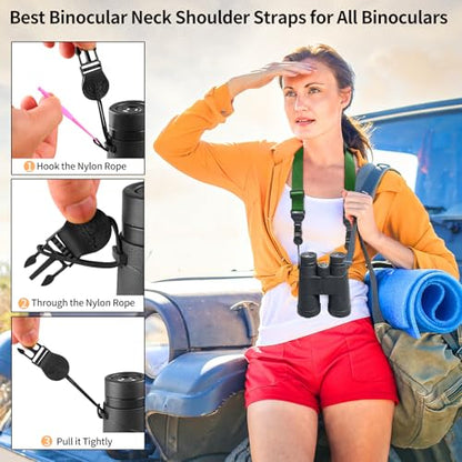 FIEIL Universal Shoulder Strap, Sandwich Mesh Padded Neck Lanyard, Replacement Comfortable Bag Strap for Camera, Cellphone Tablet,iPad, Laptop, Luggage Bag, Binocular(Dark green) - color: Dark Green