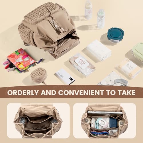LOVEVOOK Diaper Bag Backpack, Small Baby Bag, Cute Baby Diaper Bag, Stylish Water-Resistant Travel Baby Bag for Mom, Baby Backpack with Changing Pad, Stroller Straps -Blue - color: Blue