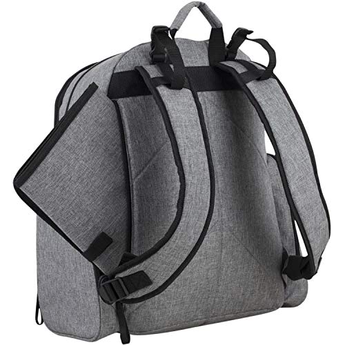 BODHI Baby Portable Diaper Changing Pad Diaper Changer Travel Bag, Changing Mat, Baby Changing Station, Infant Gift, Medium Gray Chambray - color: Medium Gray Chambray