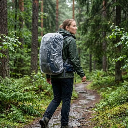 10PCS Backpack Rain Cover, Rain Cover for Backpack, Cover for Outdoor Activities, Universal Fit for Various Sizes