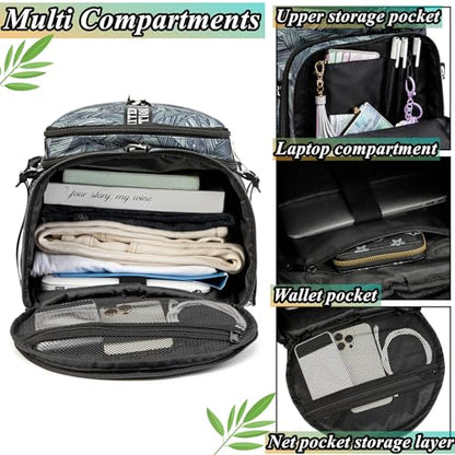 Gym Duffle Bag Backpack with Shoe Compartment,4 ways Travel Backpack for Women and Men,Multi-Functional Weekender bag with Waterproof Layer&Laptop Compartment for Fitness, Travel,Camping - color: Silver