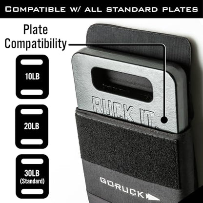 GORUCK Ruck Plate Carrier 3.0 - Streamlined Weighted Rucking Backpack w/Ergonomic Back Support & Extra Padded Straps - Compatible Ruck Plates, Ranger Green - color: Ranger Green