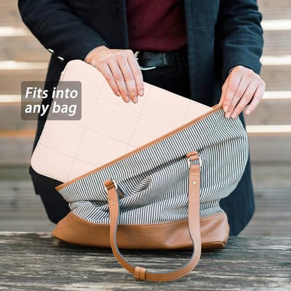 Puffy Laptop Sleeve 15-16 Inch Matte Pink, Waterproof Carrying Case Bag for Women, Fluffy Computer 15.6 HP Case, Compatible with MacBook Pro 16 Inch, MacBook Air M2 M1, Asus/Dell XPS/Lenovo - color: Matte Pink, size: 15-16 inch