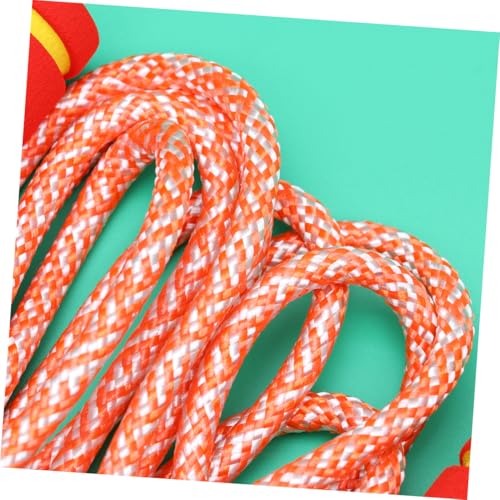 LIOOBO 2pcs Counting Jump Rope for Electronic Cotton Skipping Rope with Digital Counter for Workout and Exercise Games Red-yellow Orange-yellow