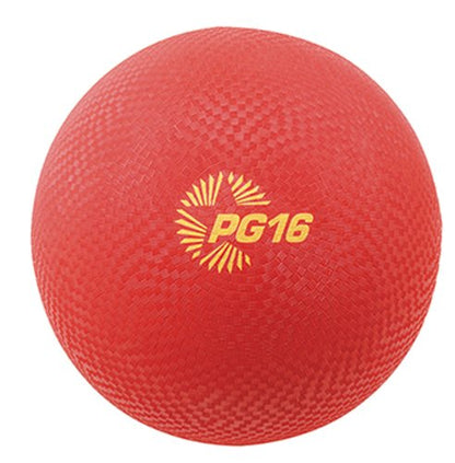 Champion Sports Playground Ball – Durable High-Bounce Ball, Sizes 5", 6", 7", 10", 13" & 16" for Gym, Recess & Play - style: 16" Diameter