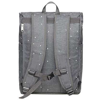 KAUKKO Casual Daypacks&multipurpose backpacks，Outdoor Backpack,Travel Casual Rucksack，Laptop Backpack Fits 15" - color: 14-greydot