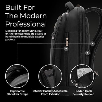 Briggs & Riley @work Slim Backpack - color: Black, size: Slim