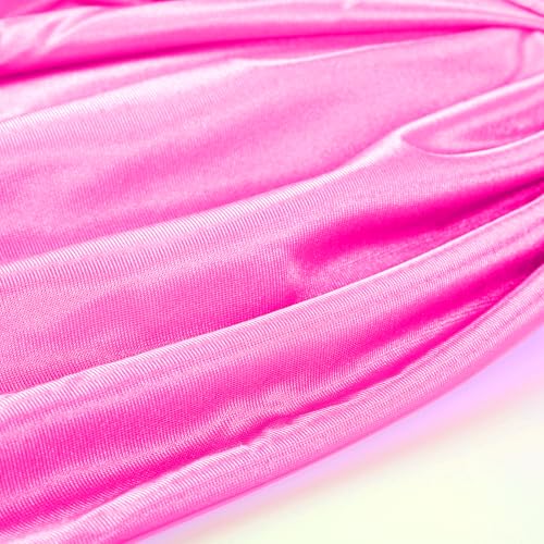 Aerial Silks Kit & Aerial Yoga Hammock - 11Yd Premium Fabric with Hardware - Easy Setup for Flying Yoga, Aerial Swing & Fitness - Supports Up to 14ft Rigging - color: Hot Pink