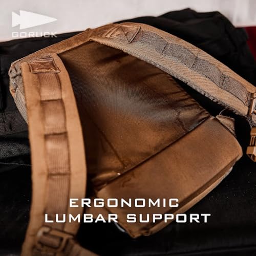 GORUCK Ruck Plate Carrier 3.0 - Streamlined Weighted Rucking Backpack w/Ergonomic Back Support & Extra Padded Straps - Compatible Ruck Plates, Black - color: Black