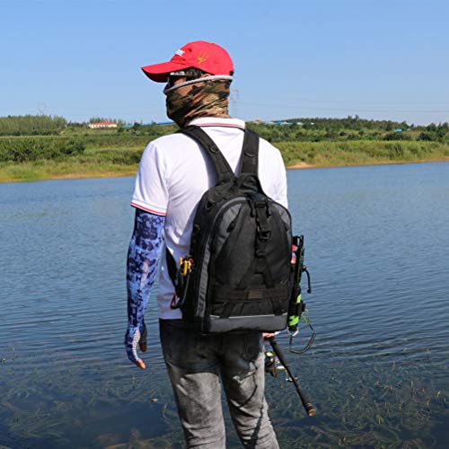 Fishing Backpack with Rod Holder & Tackle Box Storage - Gift for Women