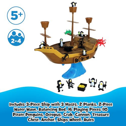 Don’t Rock the Boat Board Game-Kids Games, Family Games for Kids and Adults, Board Games for Family Night, Multi-Player Board Games, Builds Hand & Eye Coordination, Balancing Toy, Ages 5+ - style: Dont Rock the Boat