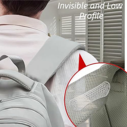 2 Pack Non-Slip Backpack Strap Keeper for Shoulder Straps for Bags, Anti-Slip Shoulder Pad for Bag Strap, Comfortable Bag Strap Pad for Purse Strap, Backpack, and Tote Handles
