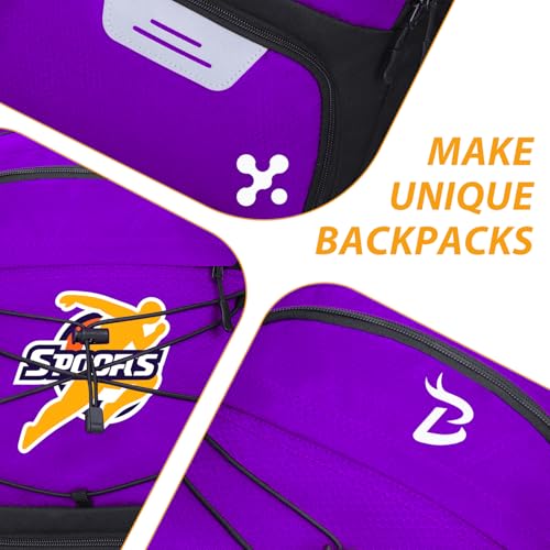 Goloni Soccer Backpack Bag with Separate Ball & Cleat Shoe Compartment,Sports Gym Backpack for Teen Girls Boys Men Women Kids - color: Purple
