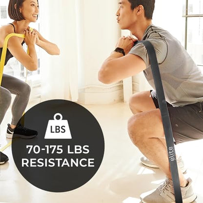 Aeromat Elite Power Band - Long Resistance Bands for Working Out, Pull Up Assistance Bands, Exercise Band, Gym Bands, Workout Bands Resistance for Men & Women - size: 70 - 175lbs
