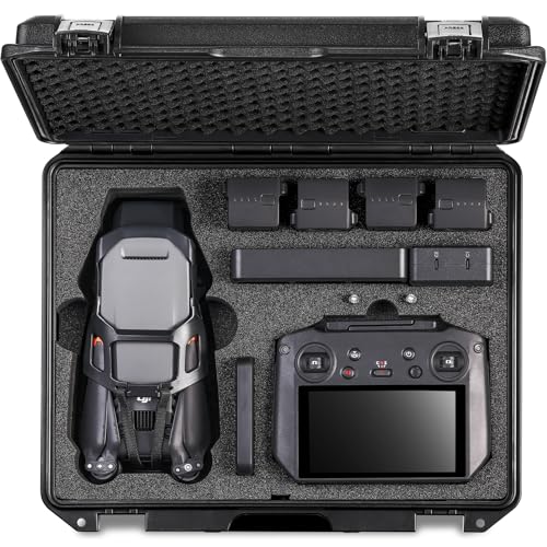 Waterproof Hard Case Compatible with DJI Mavic 3 Pro/Classic/Combo/Cine Accessories, Travel Carrying Storage Bag for Mavic 3 Series Fly More Combo/Cine Premium Combo (Case and Foam Only) - color: For Mavic 3 Pro/3