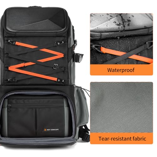 K&F CONCEPT Camera Bag 32L, 2 in 1 Camera Backpack - size: 32L