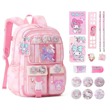 Cute Backpacks for Girls, Cute Backpack for School, Cute School Backpack for Kids Ages 6-12 - color: Pink