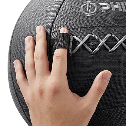 Philosophy Gym Wall Ball - Soft Shell Weighted Medicine Ball with Non-Slip Grip - style: 30 LB