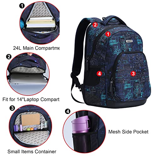 Travel Laptop Backpacks for Middle School, Computer Backpack 14 Inch,Schoolbag Teens,Travel Backpack,Backpack School