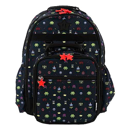 J World Duet Kids Backpack & Lunch Box Set For Boys & Girls Pre-K to Elementary School, Game - color: Game