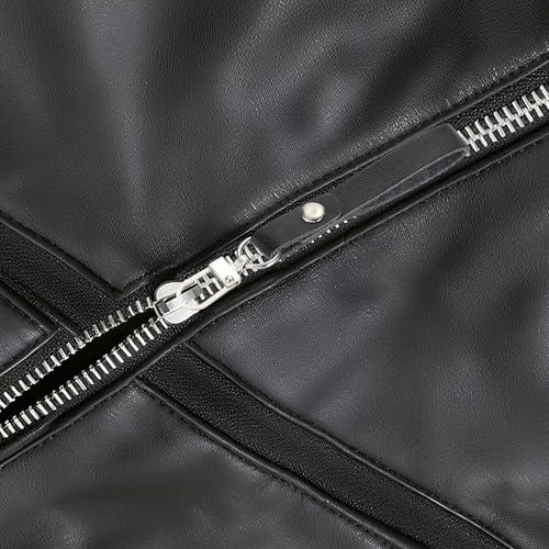 uxcell 5pcs Zipper Pull, 4 Inch Leather Zip Puller Zipper Replacement Repair Kit Head Handle for Luggage Clothing Jackets Backpacks Boots, Black - color: Black