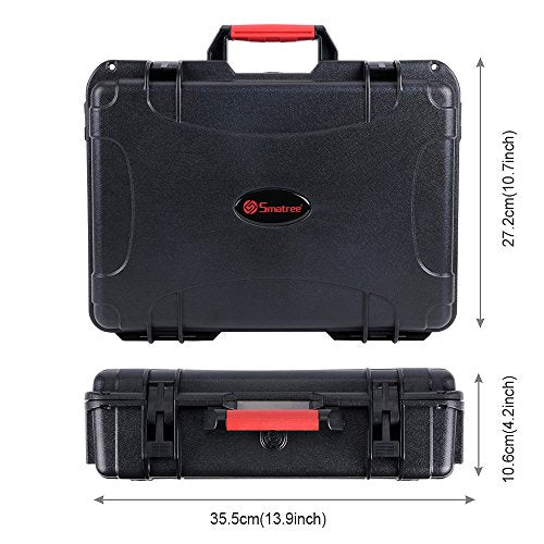 Smatree 10.2L Waterproof Carrying Case Compatible for DJI Spark, Portable Hard Case for DJI Spark Fly More Combo