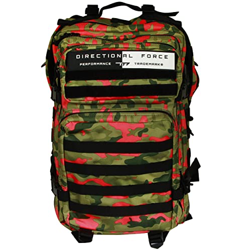 Directional Force | D1 Performance Backpack | Durable Backpack with Multiple Storage Compartments | Performance Apparel & Products (Pink Camo) - color: Pink Camo