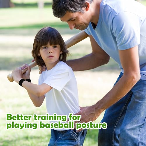 codree Baseball Swing Trainer Bands- Elastic Baseball Softball Hitting Resistance Bands- Baseball Batting Training Aids Equipments for Athletes Improve Batting, Arm Strength - color: 2 Sets