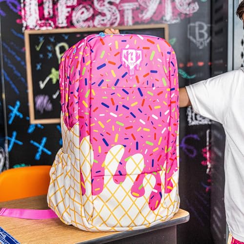 Baseball Lifestyle 101 Ice Cream Backpack - Strawberry - color: Ice Cream Backpack - Strawberry