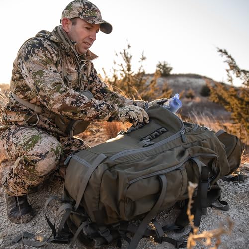 BOG Inception Backpack Frame and Helix Pack with Lightweight Design, YKK Zippers, Durable Build for Hunting, Backpacking - style: Inception-helix 6000 XL (Combo)