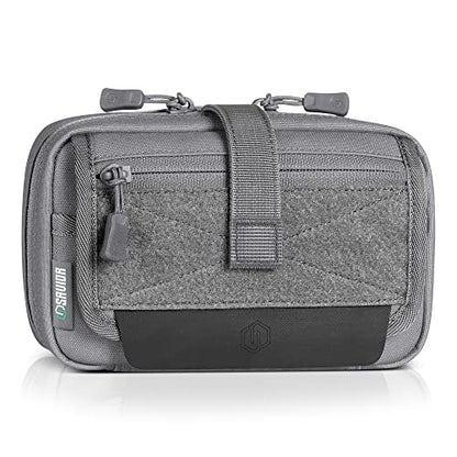 Savior Equipment IFAK Buddy Tactical First-Aid Kit Rip Away MOLLE Pouch Emergency EMT Utility Organization Medical Supply Carrier Outdoor Survival Travel Bag, Attach to Backpack/Belt Loop - color: SW Gray