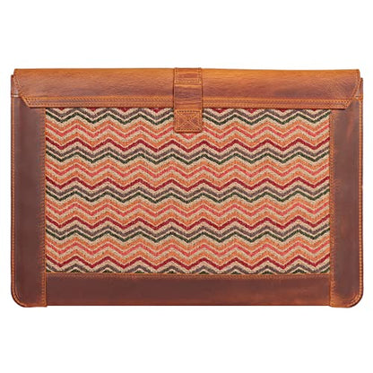 Londo Leather Sleeve Compatible with MacBook Pro 16 & MacBook Pro 15 Inch (M5, M4, M3, M2, M1, Pro, Max), Premium Top Grain Leather Laptop Bag, 2020 to 2026 Models - color: Camel, size: 15-16 inches