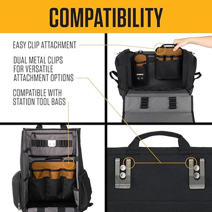 Carhartt Station Tool Pouches, Durable Organizer, Compatible with all Station Tool Bags, Large - size: Large
