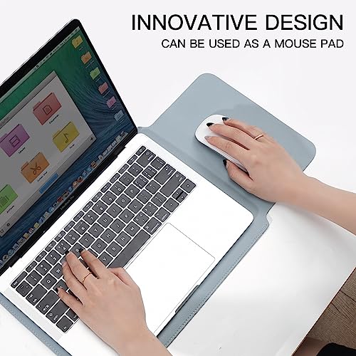 Laptop Sleeve Case for New MacBook Air M4/M3/M2 13.6"/Pro/Max A3240 A3113 A2442 Pro 14, 13.5 Surface 5/4/3/2/1, 14" Dell ASUS Acer Chromebook/HP Stream/IdeaPad, with Small Case, Blue - color: Blue, size: 13.6-14 inch