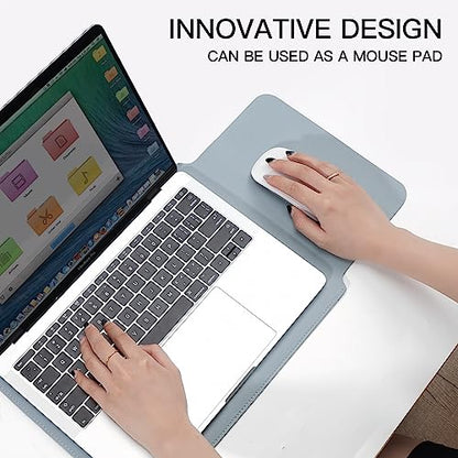 Laptop Sleeve Case for New MacBook Air M4/M3/M2 13.6"/Pro/Max A3240 A3113 A2442 Pro 14, 13.5 Surface 5/4/3/2/1, 14" Dell ASUS Acer Chromebook/HP Stream/IdeaPad, with Small Case, Blue - color: Blue, size: 13.6-14 inch